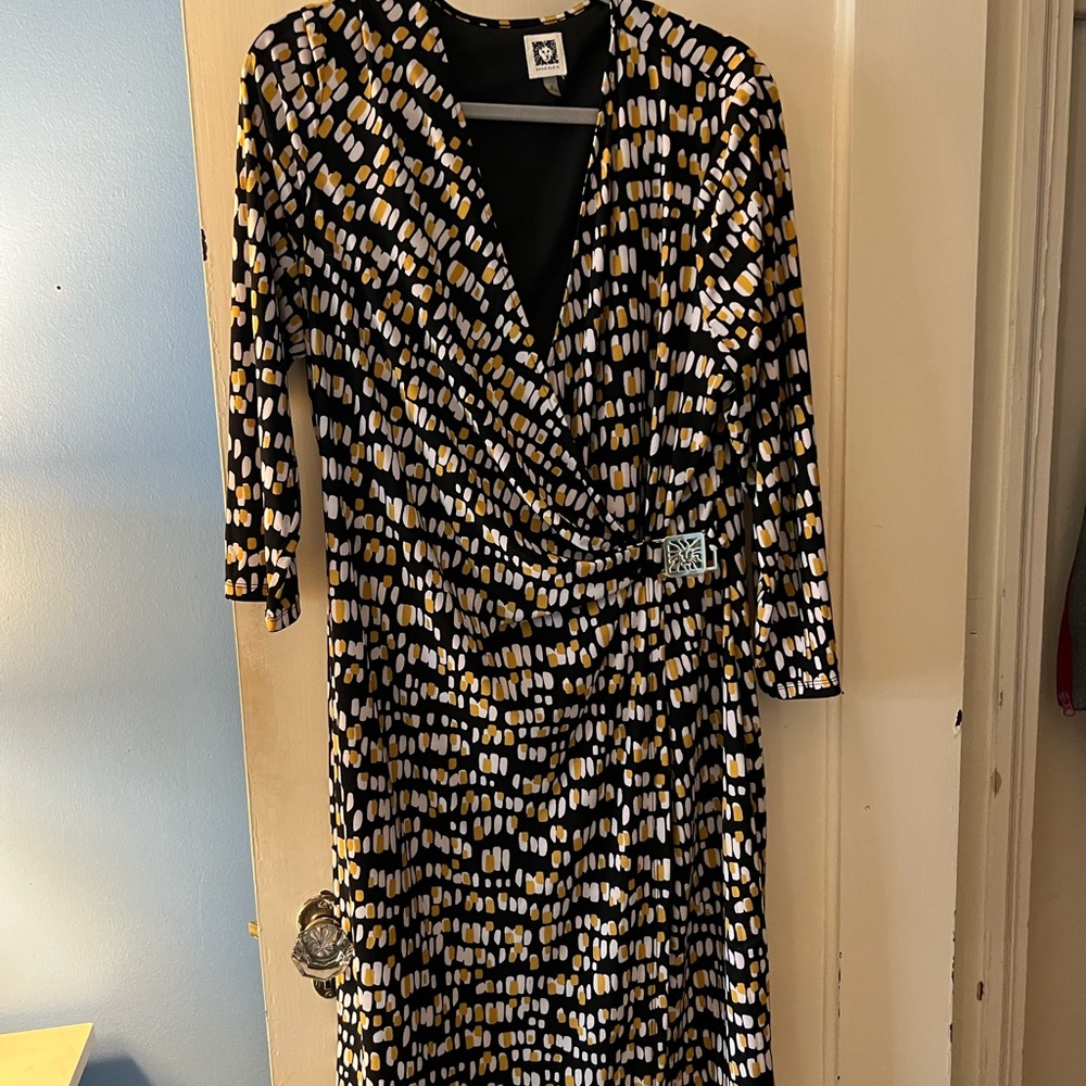 Anne Klein wrap dress. Size 16.